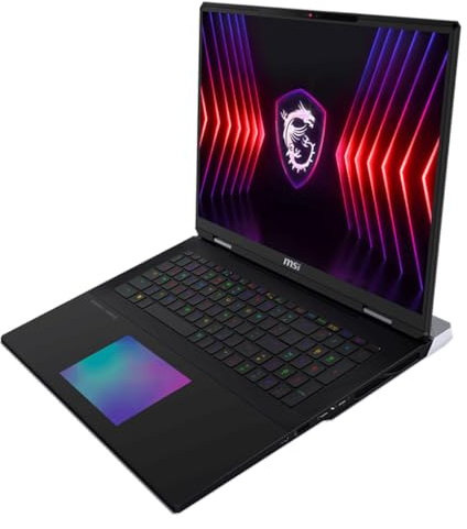 MSI Titan 18 HX A14VIG-088US 18 4K Ultra HD+ 120Hz Gaming Laptop, Intel Core i9-14900HX 2.2GHz, 64GB RAM, 4TB SSD, NVIDIA GeForce RTX 4090 16GB, Windows 11 Pro, Core Black