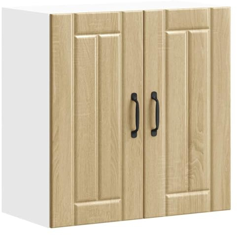 vidaXL Küchen-Hängeschrank Lucca Sonoma-Eiche Holzwerkstoff, Wandschrank Küche, Wandschrank, Oberschrank, Küchenschrank, Hängeschrank