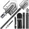 Retoo Klappspaten Schaufel Klappschaufel Multifunktional Survival Ausrüstung für Überleben Camping Garten Outdoor Wandern Bergsteiger Schneeschaufeln Sägekanten Hacke 66 cm Edelstahl Aluminium