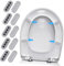 EXCEART 10stücke Teiliges Toilettensitz-puffer Selbstklebende Gummipuffer Für Toilettendeckel Toilettensitz Dämpfer Für Wc-marken Geräuschreduzierung Und Schutz