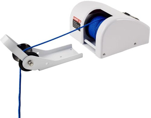 SAYEYBU Electric Anchor Winch 12V Marine Anchor Winch with Remote Control Marine Saltwater Anchor for Fishing Boat Pontoon Boat