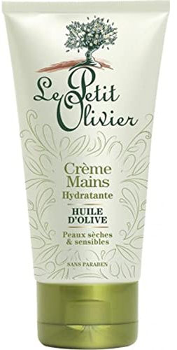 Le Petit Olivier Crème Mains Hydratante Huile d?Olive Peaux Sèches & Sensibles 75ml (lot de