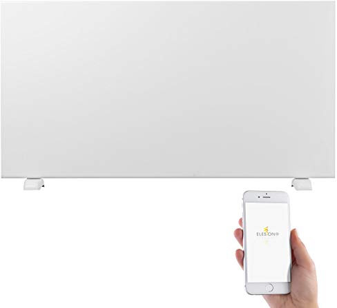 Sichler Haushaltsgeräte Konvektor: Extraflache Konvektorheizung mit App, komp. zu Alexa & Google, 2.000 W (WLAN Konvektor, Wandkonvektor, Tablet Halterung)