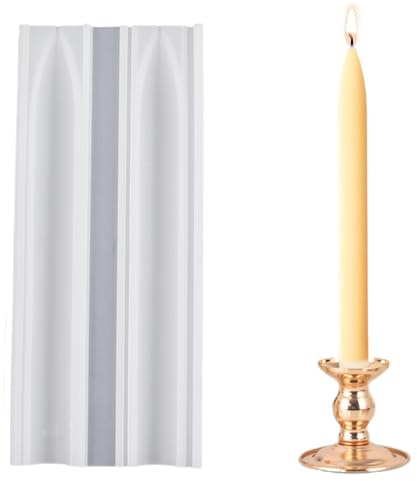QIUMING - Molde de vela de silicona espiral 3D, fácil de quitar, para hacer velas, piedra aromática