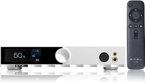 S.M.S.L H400 Hi-Res hörlurar förstärkare Hi-End förförstärkare design hög uteffekt 15 W/16 Ω 7,5 W/32 Ω Hi-Fi-ljud helt balanserat 3 växlar förstärkningskontroll 4,4 mm balanserad/XLR 4 stift/6,35 mm