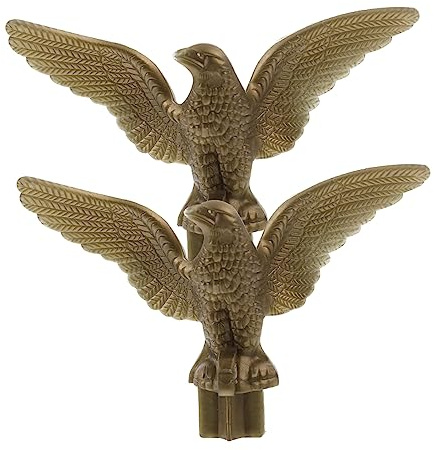 Happyyami 2pièces Décoration De Mât De Drapeau Ornement De Mât De Drapeau Embouts De Remplacements De Tête De De Accessoires De De Fixation Facile Au Sommet du