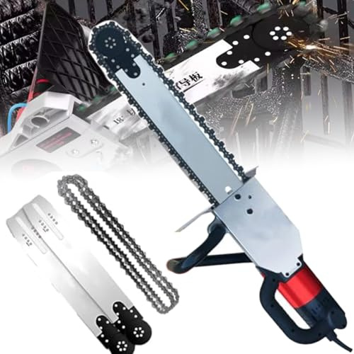 ExoticaBlend Tagliamuri con Motosega Elettrica, Motosega per Cemento, Tagliamuri con Catena diamantata Senza Spazzole, Macchina da Taglio Scanalatrice per Cemento Armato,480