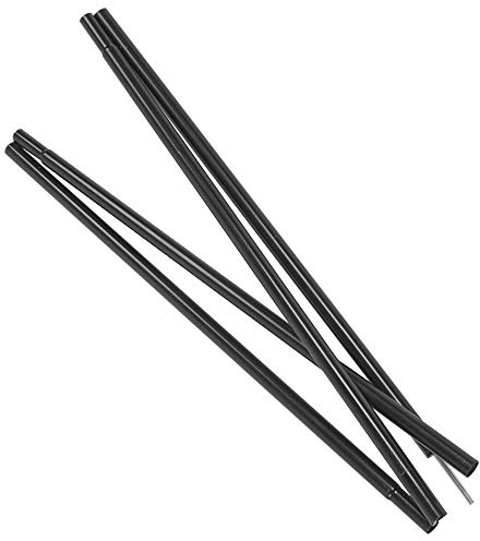 Zerodis Accessoires de Tentes de Camping Tige de Support Réglable en Fer pour Tente Auvent Poteau de Remplacement Flexible Durable pour la Randonnée et la Randonnée Poteau de Camping 2M