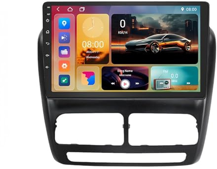 Autorradio Android 15 de 9 Doble DIN para Fiat Doblo Combo 2010-2015, Compatible con CarPlay, cámara Trasera, Controles en el Volante, Bluetooth, GPS, Radio FM y WiFi (A2 2G+32G).