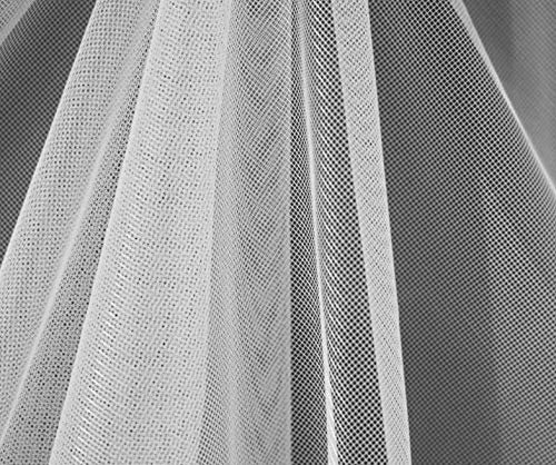 Tulle Moustiquaire 10 Couleurs , Pour Porte Rideaux Fenetres, Découpable , 7M X 150CM (Blanc)