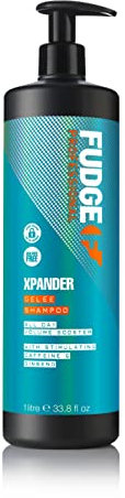 Fudge Professional Xpander Volumizing Shampoo, Bulk Size, 180 Percent Denser Hair, for Fine, Flat Hair, Colour-Lock and Bond Repair Technology, 1 Litre