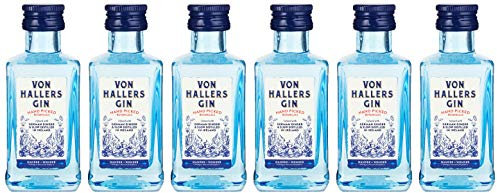 VON HALLERS GIN Original I London Dry Gin I Handgepflückte Botanicals aus dem botanischen Garten in Göttingen I 12er Tray I 44% Vol. I 12x 0,05 l