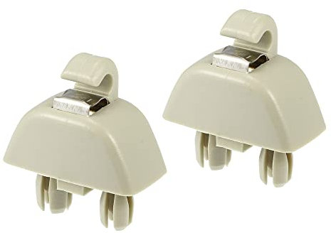 X AUTOHAUX 2uds Sol Visera Soporte Clip Retenedor 4F0857561 6R0857561Y20 Beige