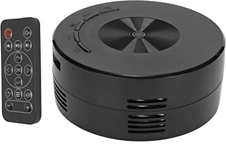 Bärbar Mini LED-projektor, TFT LCD-hemmabiofilmprojektor med Telefon Samma Skärmfunktion, 2022 Uppgraderad Videoprojektor med Högtalare för Camping Hemmakontor, Utomhusfilmprojektor