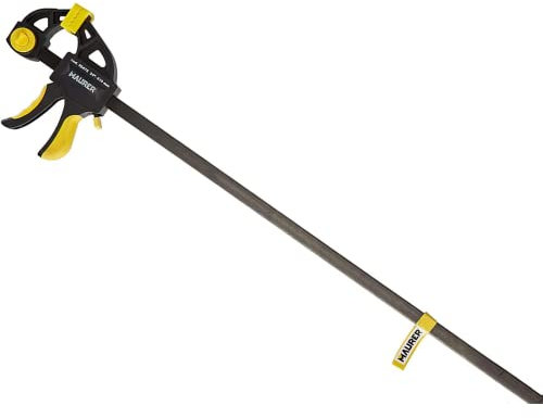 Mondo Viro Morsetto da falegname con manico bicomponente reversibile e sgancio rapido - morsetti a barra per falegname (Apertura 61 cm)