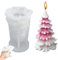 3D Weihnachtsbaum Kerzenform,Kerzenformen zum Gießen Weihnachtsbaum,Kerzen Gießen Formen Weihnachten,Kerzenform Silikon Weihnachten,3D Kerzengießform (D)
