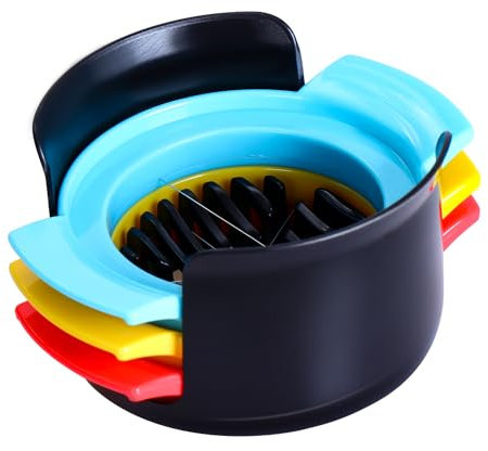 3 in 1Egg Slicer for Boiled Eggs Egg Cutter Egg Cutter for Hard Boiled Eggs Multifunctional Egg Cutters Egg Slicers,for Boiled Eggs Strawberry Fruit Separator