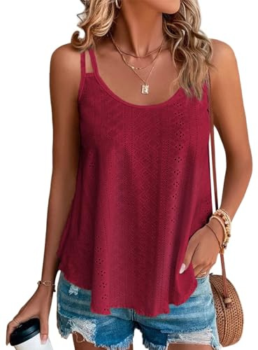Tomatofrydan linne damer sommar topp sexig ärmlös t-shirt ny spaghetti Cami toppar sommarmode skjorta rund hals blusar basic toppar