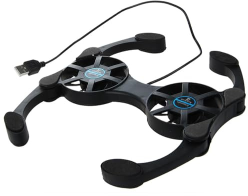 Octopus Laptopkylare – ABS 12,6 x 5,71 x 0,79 tum dubbel fläktkylare