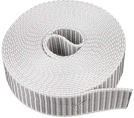 ROLATEC - Cinghia per tapparelle, 12 m, larghezza 23 mm, colore grigio