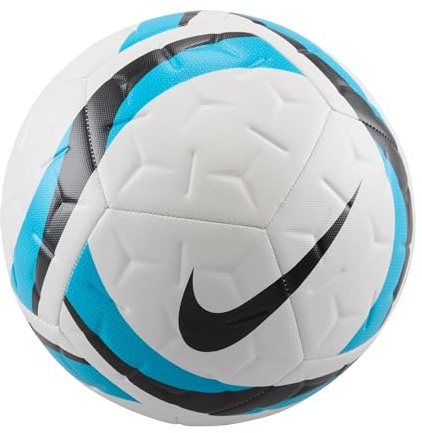 NIKE Academy Balón De Fútbol, White/Volt/Black, HV4387-100, 4