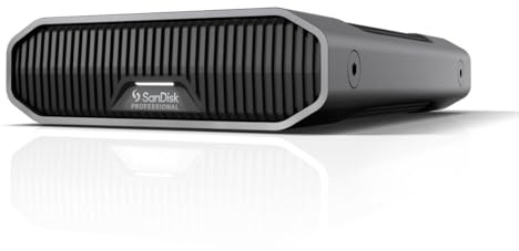 SanDisk Professional 26TB G-Drive Enterprise-Class External Desktop Hard Drive - 7200RPM Ultrastar HDD Inside, USB-C (10Gbps), USB 3.2 Gen 2, Mac Ready - SDPHF1A-026T-NBAAD