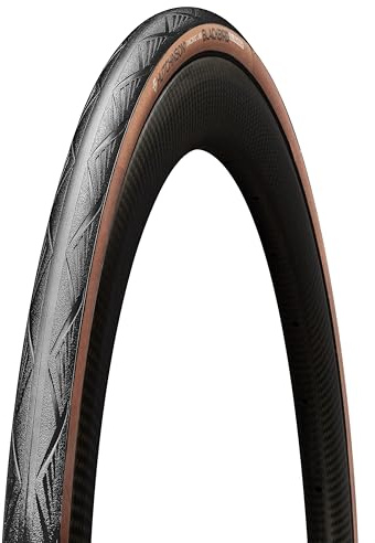 Hutchinson - Black Bird Allseason - Pneus de vélo de Course performants - Pneu Pliable - Tubeless Ready - 700 x 32 - Noir/Marron