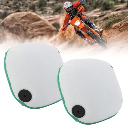 2 Pezzi Filtro Aria Moto per KTM SX XC TC TX TE FC FE FS XCW EXC EXCF