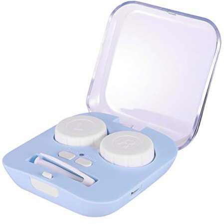 HEALLILY Kontaktlinsenbehälter Kontaktlinsenzubehör Tragbarer Augenpflegesethalter Tragetasche Für Kontaktlinsen Farbige Kontaktlinsen Für Die Augen Linsenhalter Erröten Automatisch Reisen