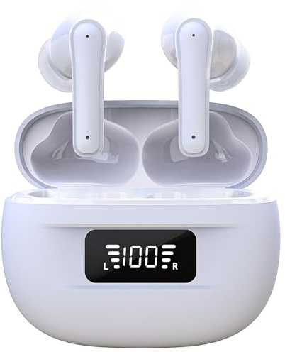 JBMI Cuffie Bluetooth, Auricolari Bluetooth 5.3
