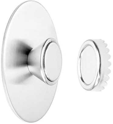 fkngcp Soporte de jabón magnético de jabón de Acero Inoxidable de montado en la Pared de de de Taza de succión del Organizador de Tazas de succión del Organizador