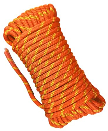 HUYEZybflt 12mm 20m Corde Statique certifiée UIAA Sauvetage Alpinisme