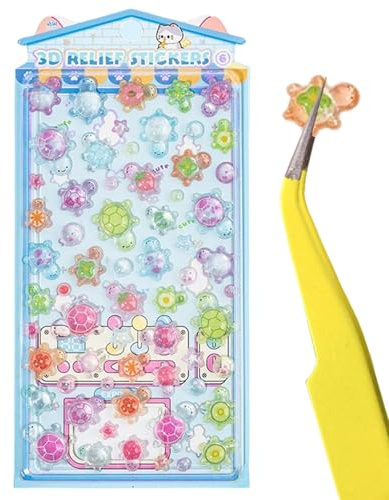 Adesivi 3D In Rilievo - Adesivi Cartone Animato - Decalcomanie Scrapbook - Per Custodia Del Telefono Cellulare Taccuino Scrapbooking Diario Computer Portatile Lavoretti Bambini E Ragazze Regalini Per