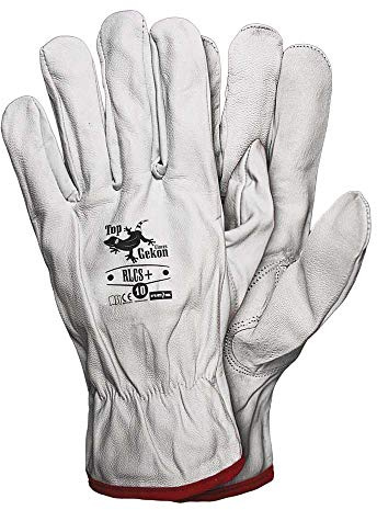 Reis Rlcs+ Topgekon Schutzhandschuhe, Weiß, 10 Größe, 12 Stück