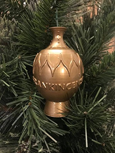 WISE MEN SET : GOLD, FRANKINCENSE and MYRRH stage props/Decoration Nativity Christmas Tree (1 FRANKINCENSE)