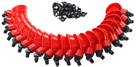 Hühner-Trinknippel, 20 Stück, Automatische Geflügel-Trinkschale, Rot