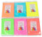 Neon Holi Pulver, 100 g, 6 Stück, UV-reaktiv, leuchtet unter Schwarzlicht, Gulal-Pulver, Holi-Festival