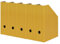 Landré Stehsammler A4, aus stabilem Karton 10,5cm breit, gelb, 5 Stück