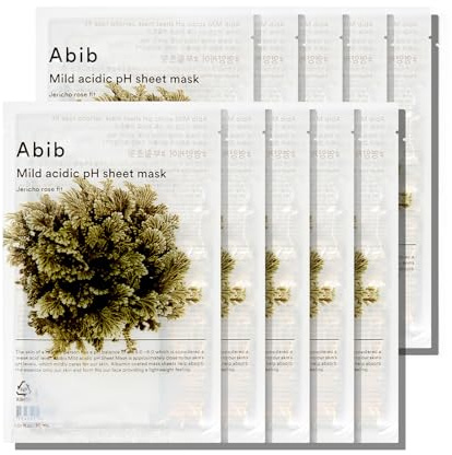 Abib Masque En Tissu Au Ph Acide Doux Jericho Rose Fit 10 Feuilles