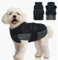 Katzinst Wintermantel Hund M, Hundemantel Verstellbar Winter, Fleece Hundemantel Mittelgroße Hunde, Warmer Hundejacke mit D-Ring für Pudel, Bichon Frisé, Abend-Gassi, Hunde Mantel Schwarz, M
