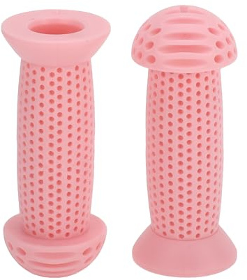 TUCKBOLD Child Bike Handlebar Grips Covers 100mm Long Soft | Children Bicycle End Grips Protector Pink 1 Pair
