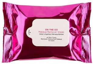 On-The-Go Makeup Remover Wipes – 10 Pieces | Infused with Aloe Vera, Chamomile & Glycerin | Hydrating & Nourishing Face Wipes | Travel-Friendly | Suitable for All Skin Types