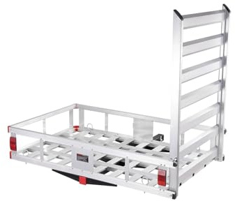 Bacas personalizadas Cesta De Carga De Aluminio Para SUV Camioneta Camping 47/53/60 Pulgadas Con Enganche Para Remolque Barras Portaequipajes(B 47x28x6 in)