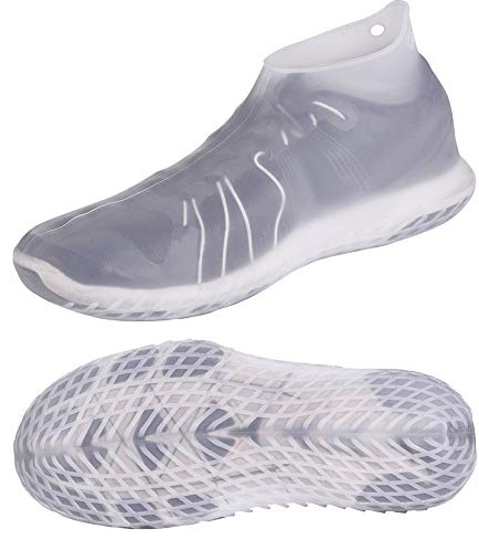 LEGELITE Reusable Silicone Waterproof Shoe Covers, No-Slip Silicone Rubber Shoe Protectors for Kids,Men and Women