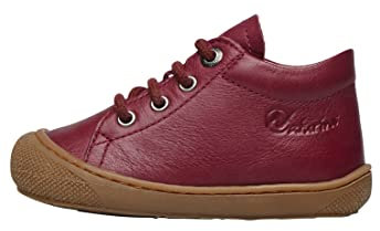 Naturino Cocoon-Lauflernschuhe aus gebürstetem Nappaleder Bordeaux 23
