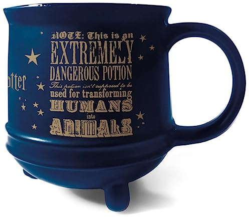 Harry Potter Cauldron Mug (Extremely Dangerous Potions Design) Mug in Presentation Gift Box, 315ml - Official Merchandise