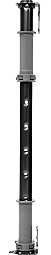 Kesseböhmer 8179459846 720-900 mm Lemans II Axle Tube Height Adjustable for Kitchen Swivel Carousel Corner Cabinet Steel Anthracite, Charcoal