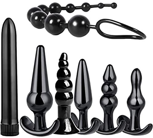 Set di 7 Giocattoli in Silicone, Giochi Sportivi, attività Familiari A Scelta, Giocattoli per Coppie E Amici per Uso Portatile A Lungo Termine (Nero).