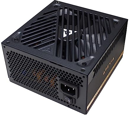 Apevia ATX-GX1000W PCIe 5.0 & ATX 3.0 Ready Galaxy 1000W 80+ Gold Zertifiziert, Gen 5 12VHPWR Stecker, Active PFC ATX Semi-Modular Gaming Netzteil