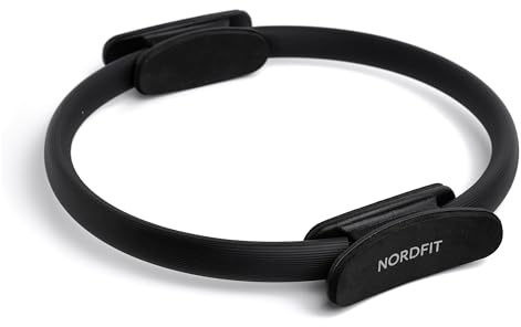 NORDFIT Pilates Ring – 14.6 inch - Premium Quality, Dual-Handle Fitness Circle for Strength, Flexibility, and Toning